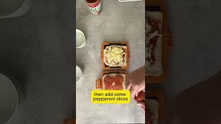 Toastie Recipe: Pepperoni Pizza Toastie in the Morphy Richards Mico Toastie  Maker