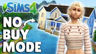 I Furnished This HUGE House WITHOUT Using Buy Mode In The Sims 4