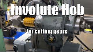 Involute Hob for Gear Hobbing - Like a Big Drill Tap