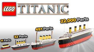 LEGO Titanic in Different Scales | Comparison