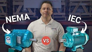 NEMA vs IEC Motors: Frame Sizes, Standards, and Replacement