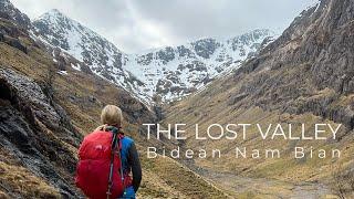 Mountains of Glencoe | Stob Coire nan Lochan, Bidean nam Bian | The Lost Valley - Winter