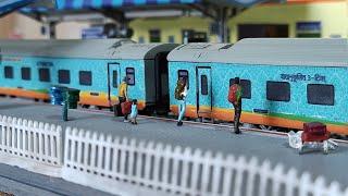 Second Train Departure from this Station | HO Scale Humsafar Train