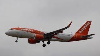 easyJet airbus A320 landing at Tel Aviv Ben Gurion airport