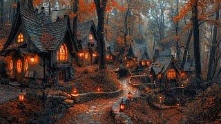 Fantasy Medieval Music, Peaceful Celtic Music, Nightfall at the House in the Forest Enchanting