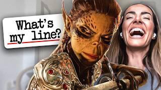 Can Baldur's Gate 3 Actor Remember Her Iconic Lines?