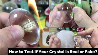 How to test if your crystal is real?#crystals #crystal #experiment