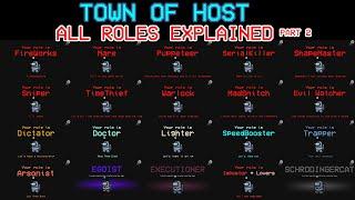 Among Us Town of Host v2.1 || NEW ROLES EXPLAINED PART 2