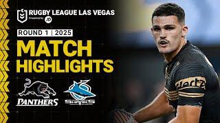 NRL Match Highlights 2025 | Panthers v Sharks | Round 1, 2025