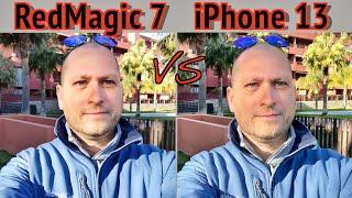 Red Magic 7 VS iPhone 13 - Camera Comparison!