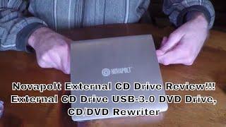 Novapolt External 3.0 CD Drive/DVD Drive Review - Windows, Linux, and MacOSX Compatible