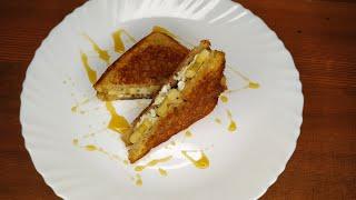 American Banana Sandwich With Honey by RJ FOODIE