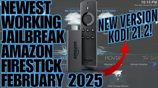 Newest Working Jailbreak Amazon Firestick February 2025! (Kodi 21.2)