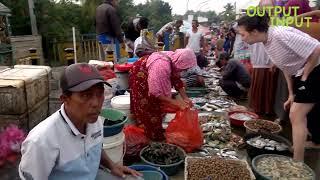 Suasana Pagi Pasar ikan Karangantu - Serang Banten