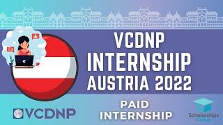 VCDNP Paid Internship in Austria 2022 | Internship in Europe | Scholarships Corner