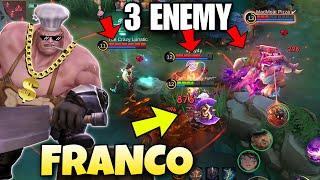 Best Franco Tank + Roam Gameplay in this Intense Rank Match| Mobile Legends