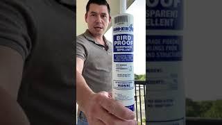 Bird-X Gel Bird Repellent Review Part 1