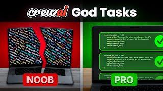 CrewAI Noob vs Pro - God Task