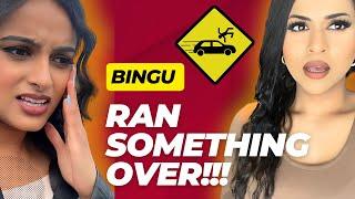 BINGU RAN SOMETHING OVER ON THE WAY TO WORK!!! | Tamil Makeup Artists