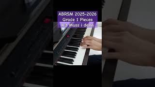 A3 Muss i denn (Must I Then) | ABRSM 2025 & 2026 Grade 1 Piano Exam Pieces #abrsmpianoexam