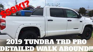 2019 TUNDRA TRD PRO DETAILED WALK AROUND/REVIEW!!