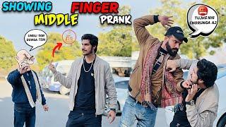 Showing MiDDle Finger Prank @MastiPrankTvOfficial