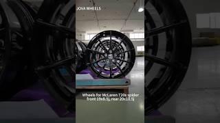 Manufacture wheels for McLaren 720s spider at JOVA WHEELS #McLarenrims #forgedwheels #rimfactory