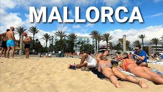 S'Arenal  MOST POPULAR beach of MALLORCA island   PLAYA de PALMA | Spain 2024 4K