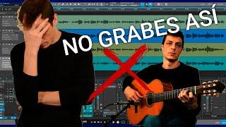 Como grabar guitarras clásicas/criollas y acústicas