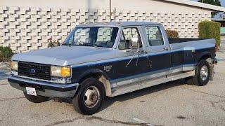 1989 Ford F350 XLT Lariat Dually Crew Cab 7 3L Turbodiesel