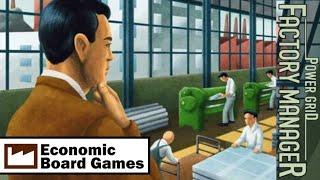 Power Grid : Factory Manager: Overview: Economic Board Games