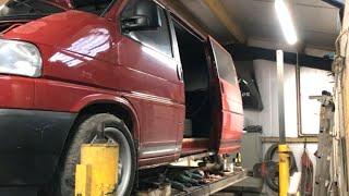 How to make and repair a VW T4 van sliding door sill plus arches