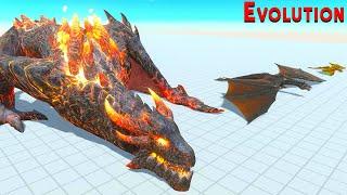 ARBS Dragon of Revolution Lava Dragon is fighting for evolution  - Animal Revolt Battle Simulator