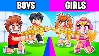 Boys Vs Girls In Roblox Rivals...