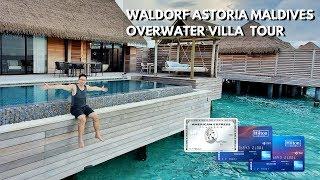 Waldorf Astoria Maldives Overwater Villa: $2,400/Night 5-Star Resort