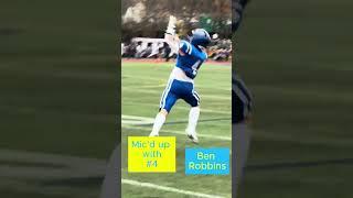 MIC'D UP: Falmouth's Eli Bush and Ben Robbins before state championship