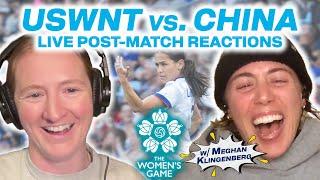 USWNT vs. CHINA - LIVE REACTIONS w/ Sam Mewis & Meghan Klingenberg - 5/31/25 @ 7:30PM ET