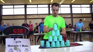 Sport Stacking: My Finals + Relay SOC from the German Championships 2025 (4th overall)