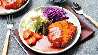 집에서 맛있게 만드는 돈가스(돈까스) 소스 만들기(꼬마츄츄,Pork cutlet)