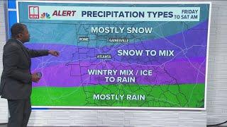 How much snow could north Georgia see | Latest models