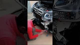 Maruti WagonR ka damage crossmember pillar repair, maharaja motor mmw