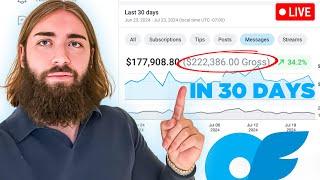 How we generated over $200k for one of our OnlyFans models in 30 days | full breakdown