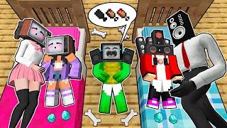 POOR MIKEY SLEEPS on the FLOOR! APHMAU and JJ is a BAD FAMILY in Minecraft - Maizen