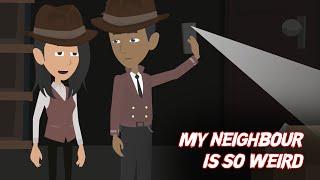 Weird Neighbour Horror Story - Part II | Animated Stories In Hindi