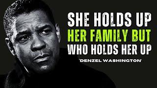 She Holds Up Her Family, but Who Holds Her Up? | Denzel Washington's Powerful Life Lesson"