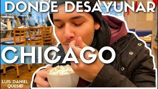 mi TOP 5 RESTAURANTES para DESAYUNAR en #CHICAGO || Luis Daniel Queso