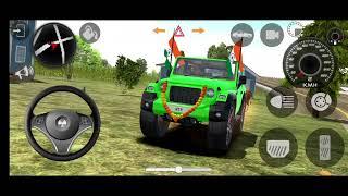 Dollar (Song) Modified Mahindra Thar Green  || Indian Car Simulater 3D || Android Gameplay #gaming