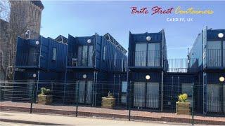 Shipping Container Apartments- Temporary Housing- Cardiff