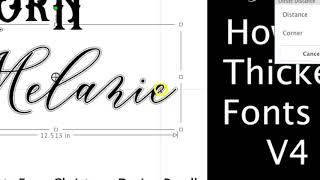 How To Thicken Fonts in Silhouette Studio