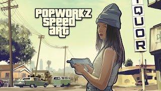 GTA Style Speed Art [Ps] Photoshop